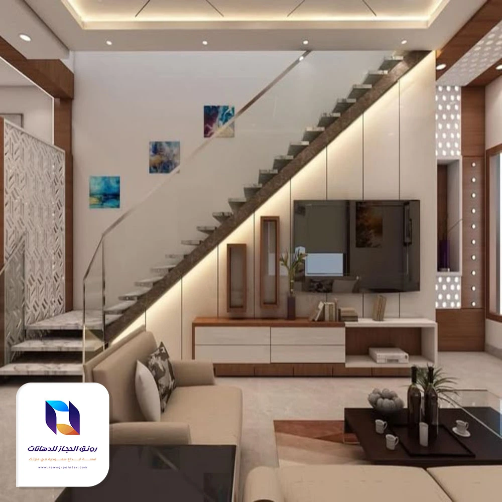 ديكورات حديثة تحت الدرج بجدة